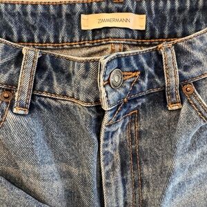 Zimmermann Blue Straight Leg Jeans